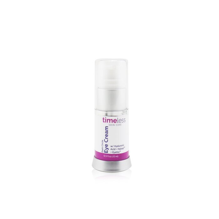 Timeless Skin Care ครีมลดรอยคล้ำใต้ตา สูตรผสมไฮยาลูโรนิกแอซิด + แฮลอกซิล + อายลิส 15 มล./0.5 ออนซ์