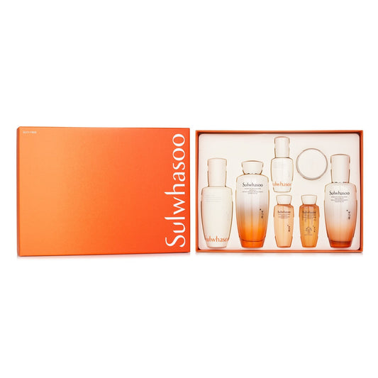 Sulwhasoo Essential First Care Set: First Care Activating Serum VI 90ml+Essential Revitalizing Emulsion EX 125ml+Essential Revitalizing  3 ชิ้น