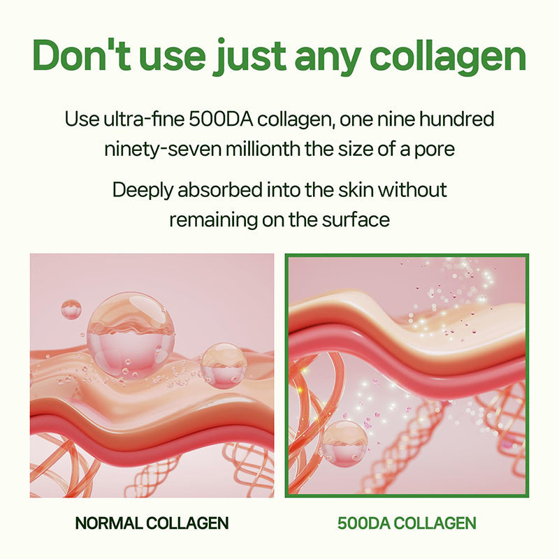 DERMAFIX Cica Collagen Mask 8 Sheets – Soothing & Repairing Green