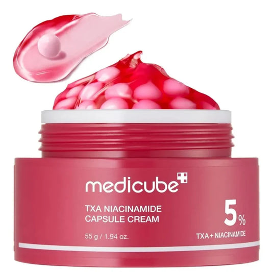 Medicube TXA Niacinamide Capsule Cream 55 กรัม – ครีมบำรุงผิวขาวกระจ่างใสจากเกาหลีเพื่อผิวเรียบเนียนและดูสม่ำเสมอ