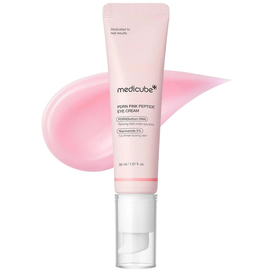 Medicube ครีมทารอบดวงตา สีชมพู ผสม PDRN และเปปไทด์ (30 มล.)